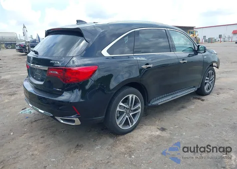 2017 Acura Mdx Sport Hybrid Advance Package из США, поврежденный, VIN 5FRYD7H78HB002012